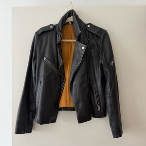 Topshop leather jacket